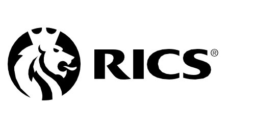 RICS Chartered Surveyors — official registered lion and wordmark